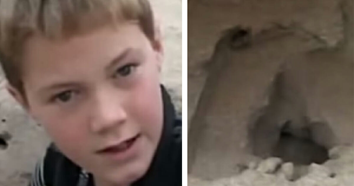 11-year-old boy found a 5-year-old girl buried inside the sand dunes - saved her life using a trick he learned from TV