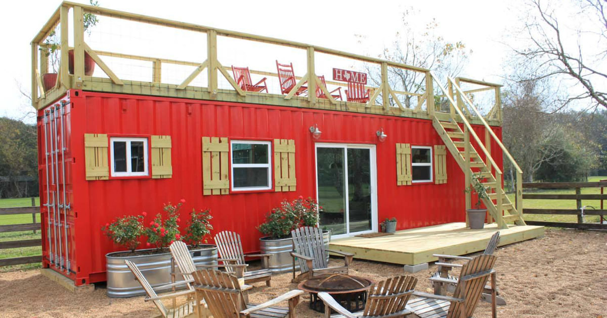 If you think it's impossible to live in a container, take a peek into this gem!