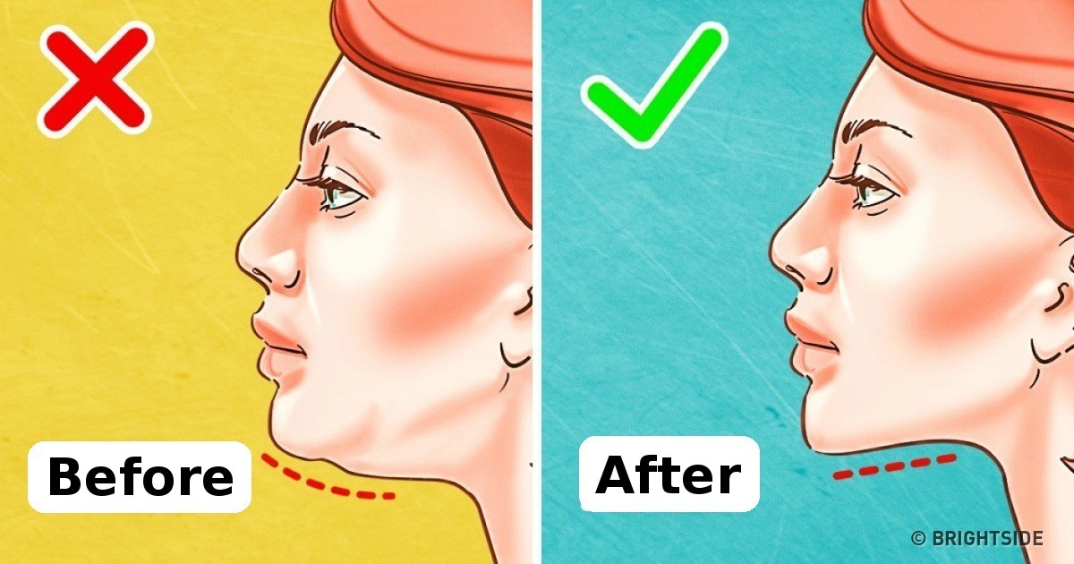 The 7 most effective exercises to help you get rid of the double chin