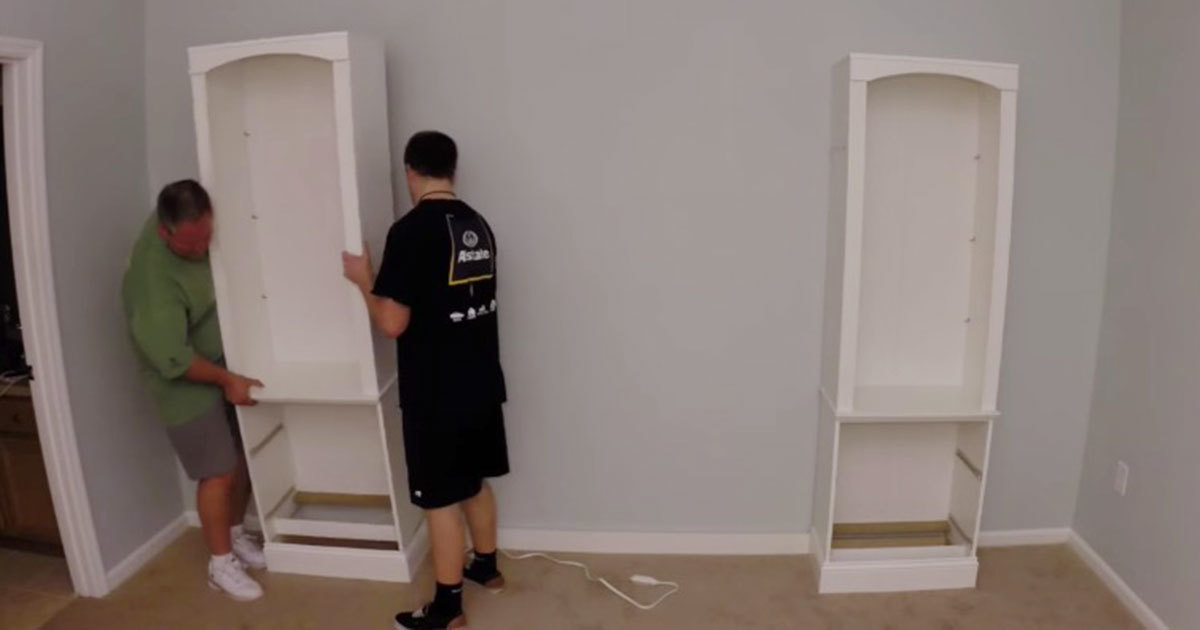 He bought two Ikea products, and turned them into something that everyone will want in their bedroom!