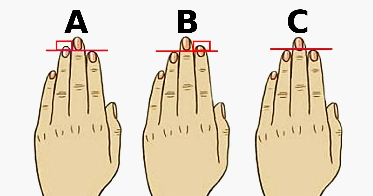 The length of your fingers reveals your true personality - what does yours say?