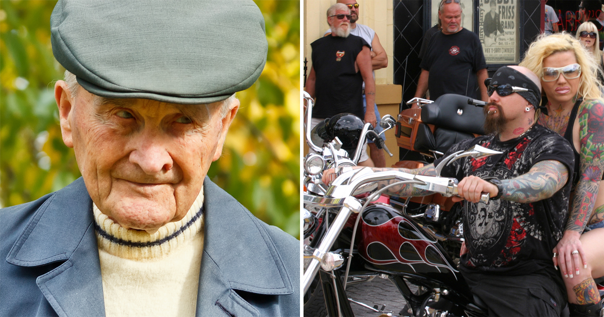 91-year-old man was harassed by 3 bikers, so he pulled out his wallet and got the ultimate revenge