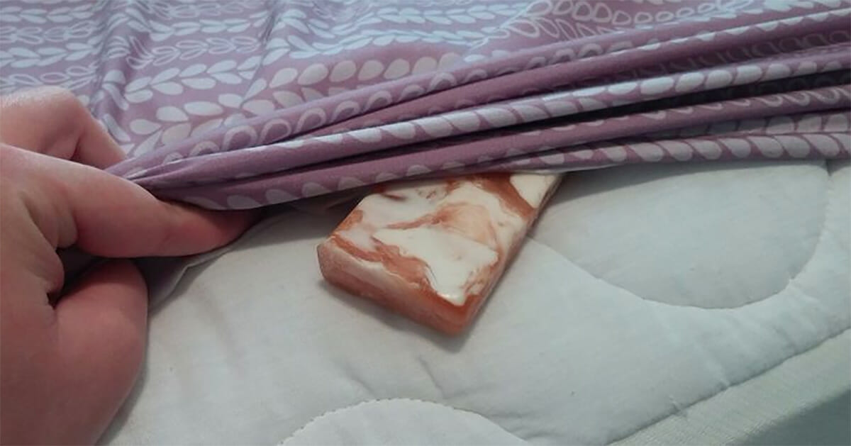 Putting soap under the sheets at night may sound strange - but the effect it has on your health is amazing 
