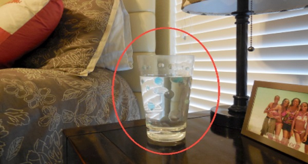 Never drink water that has been sitting overnight on your bedside table. Here's the reason why