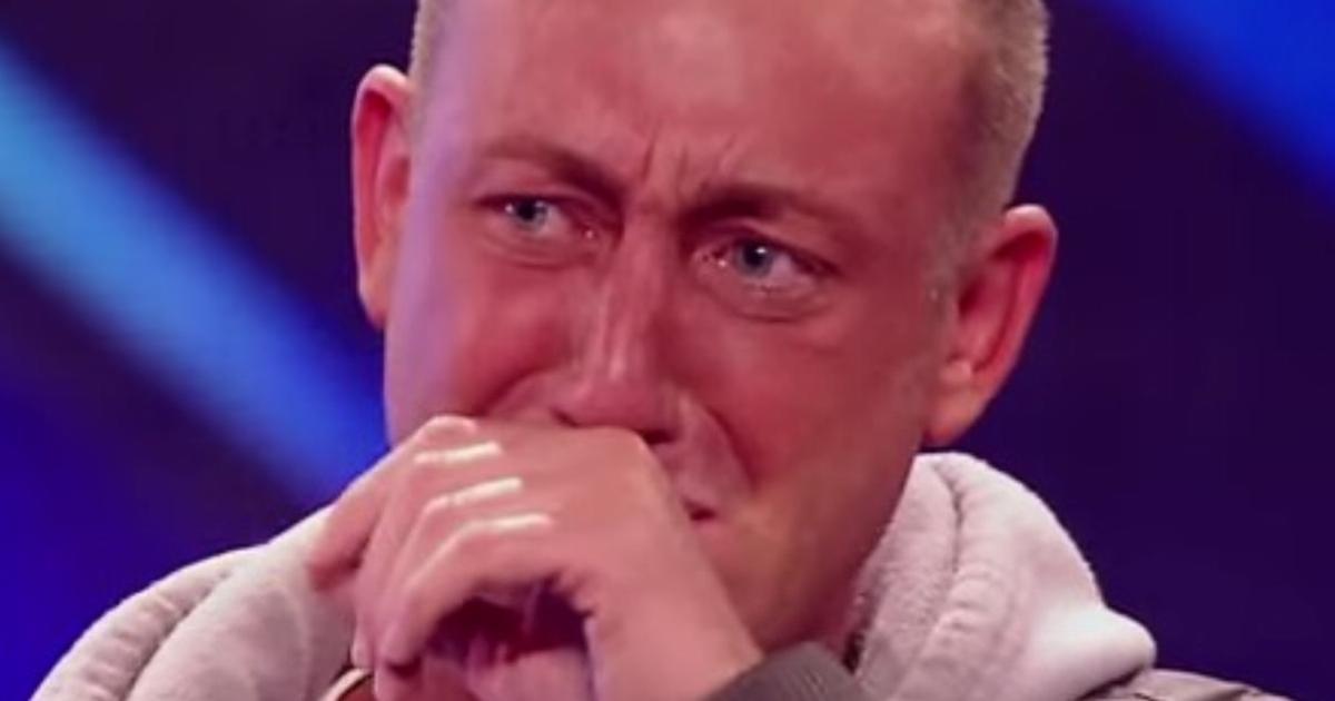 A nervous 34-year-old couldn't stop shaking, but watch him give respect to his grandmother and bring the judges to tears