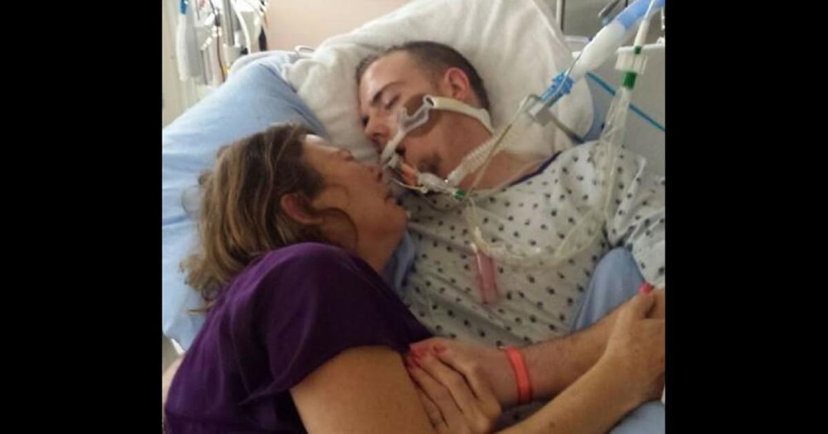 Mother went to bed with her dying son to say good-bye - she collapsed when she realized what had killed him