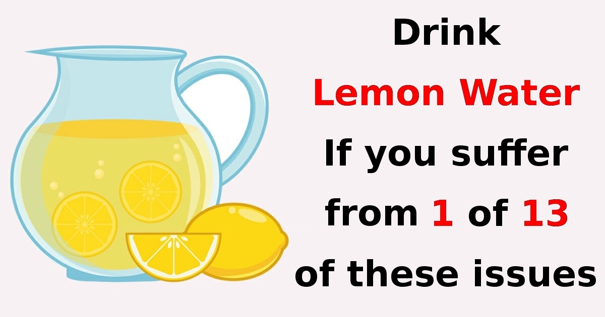 Scientists reveal: 13 things that will happen to your body if you start drinking one glass of lemon water every day