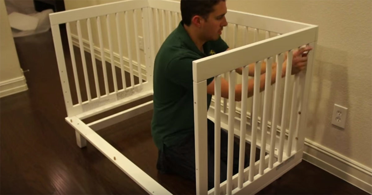 The father refused to sell their old baby crib. So what did he do with it? Simply ingenious!