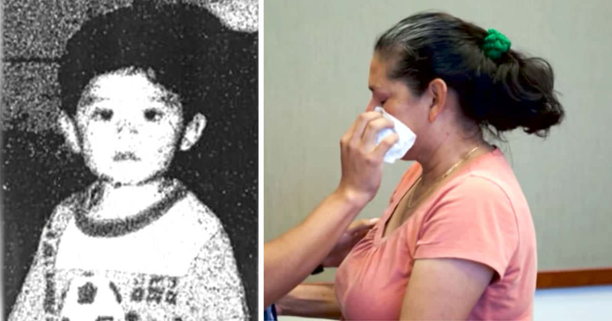 1-year-old baby disappeared without a trace in 1995, 21 years later, his mother collapsed when her ex's lie was revealed