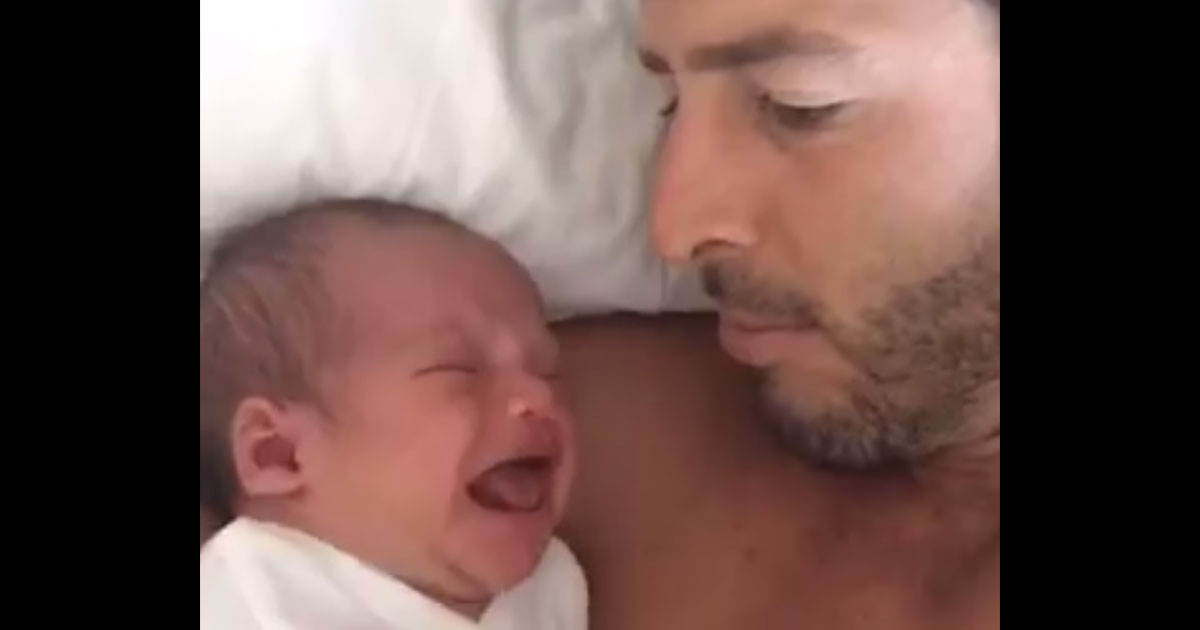 A baby girl refused to stop crying - this father's simple trick stunned the whole world