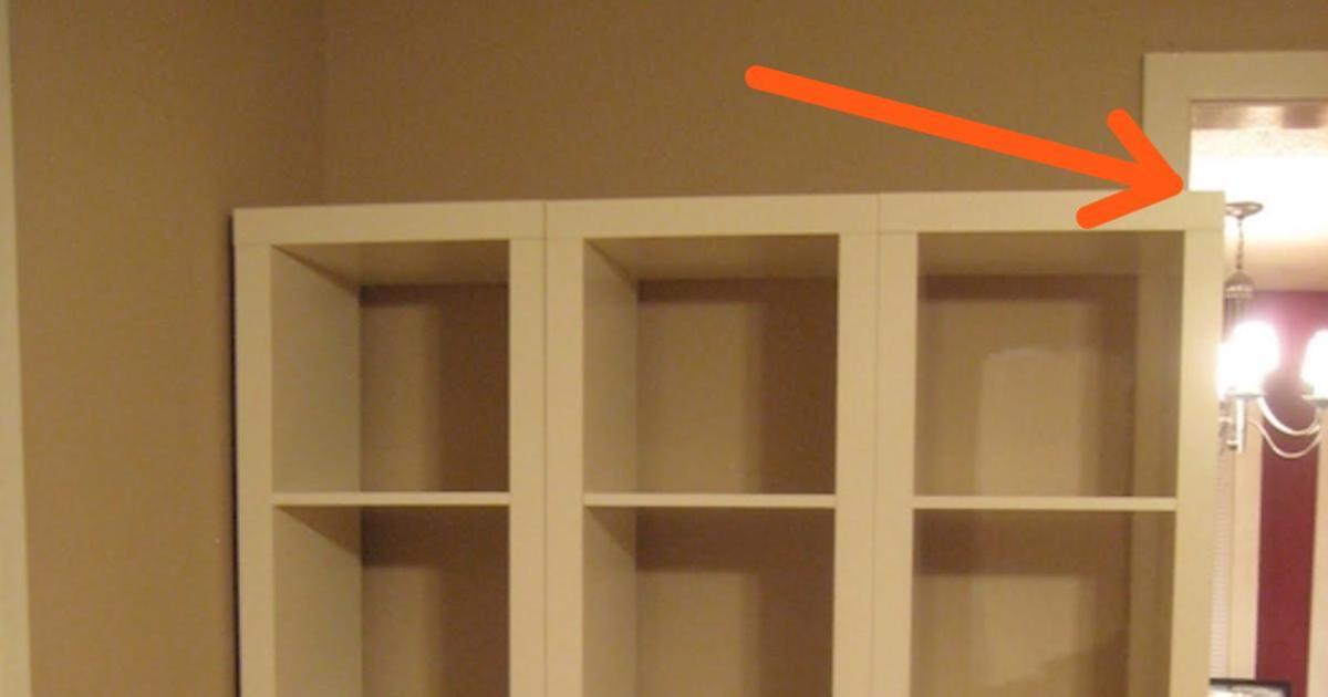 She didn't like the IKEA shelves she bought. So she turned them into something amazing with a simple and cheap trick