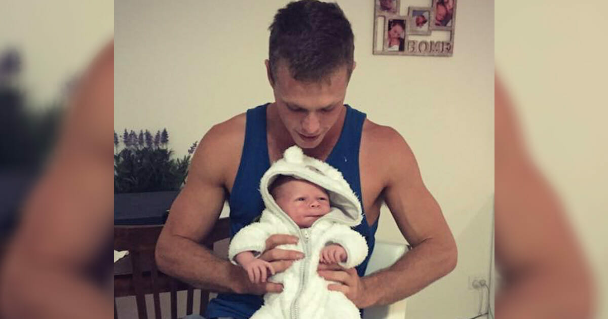 A 23-year-old university student became a father, a week later he became a grandfather