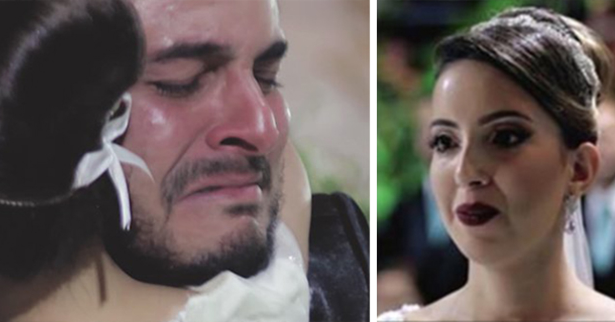 The groom stopped the wedding, admitted he loved someone else, pointed at her and broke down