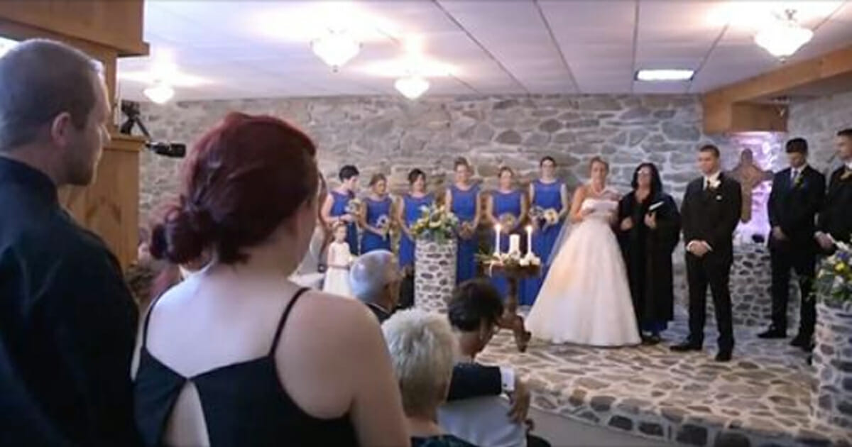 A bride saw the ex-wife of the groom at the wedding - she stopped everything and made her stand