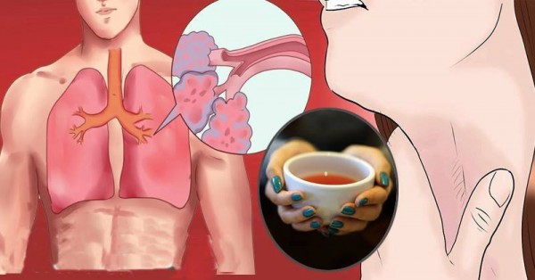 Every sip from this three-ingredient tea cleanses the lungs of phlegm, toxins and infections