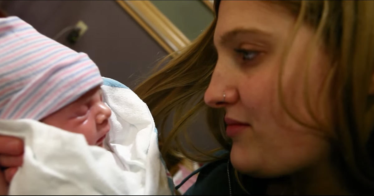 A couple adopted a newborn baby girl. After the father noticed something specific in her face, everyone's heart melted
