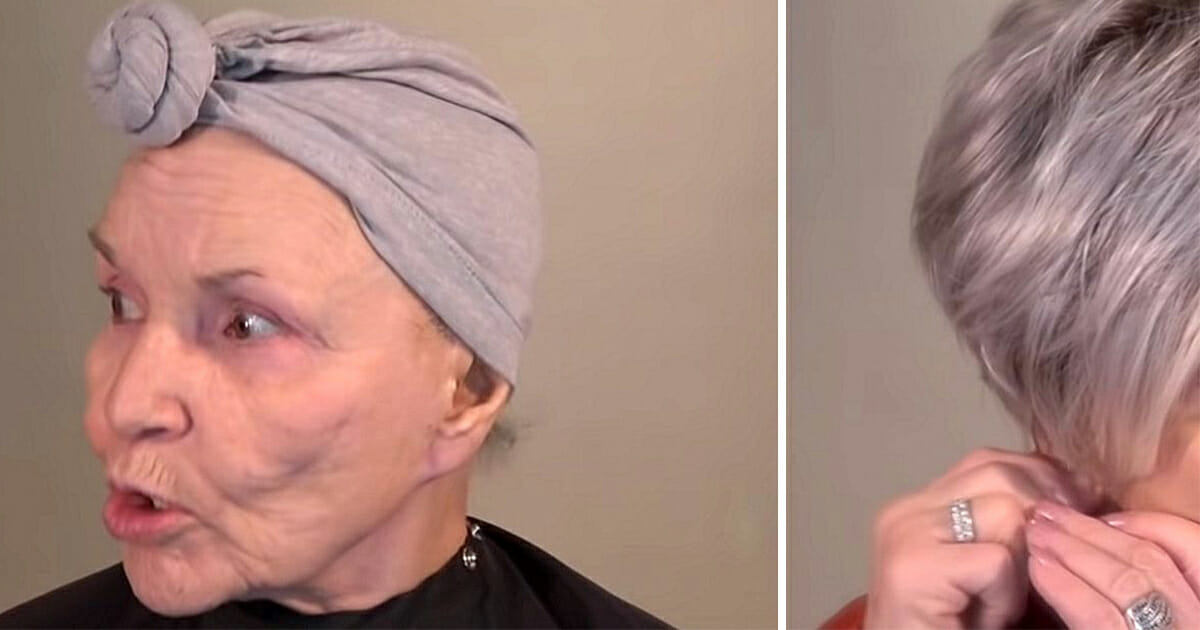 A 78-year-old woman gave herself a sensual makeover - turning heads as she looks decades younger