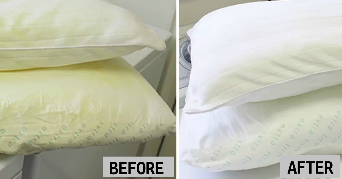 This is the best way to clean and whiten a dirty pillow. This is what you should know