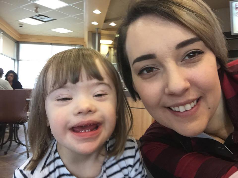 Two women pointed at a little girl with Down's Syndrome - then a stranger said something that made her mom burst into tears