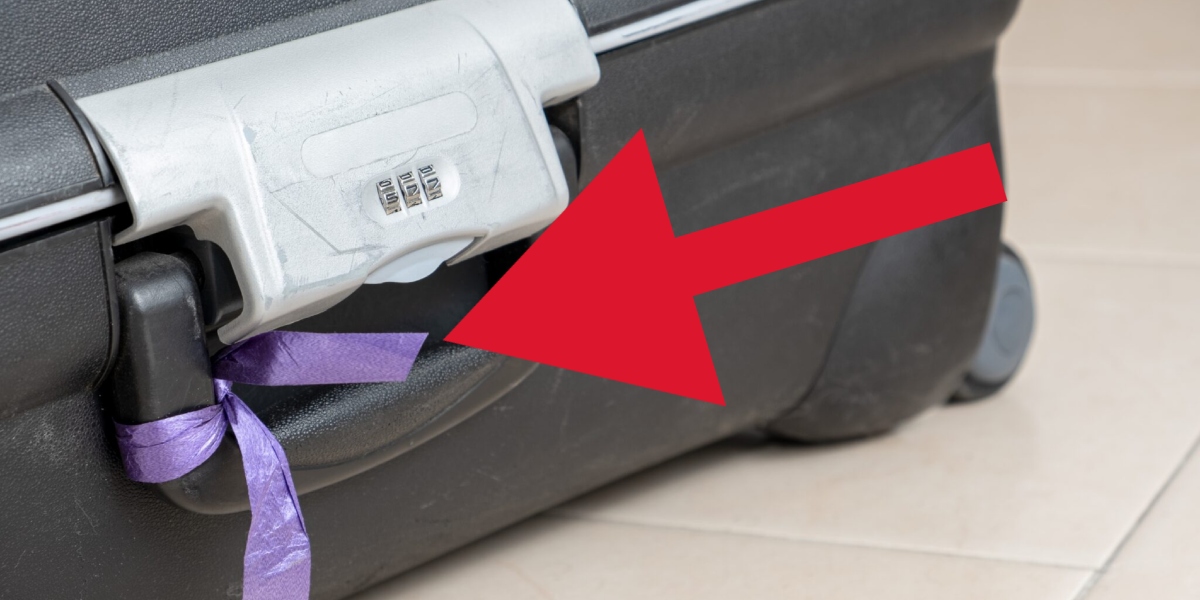 This is why you should never tie a ribbon on your suitcase at the airport. i can't believe i didn't know this! This is why you should never tie a ribbon on your suitcase at the airport. i can't believe i didn't know this!