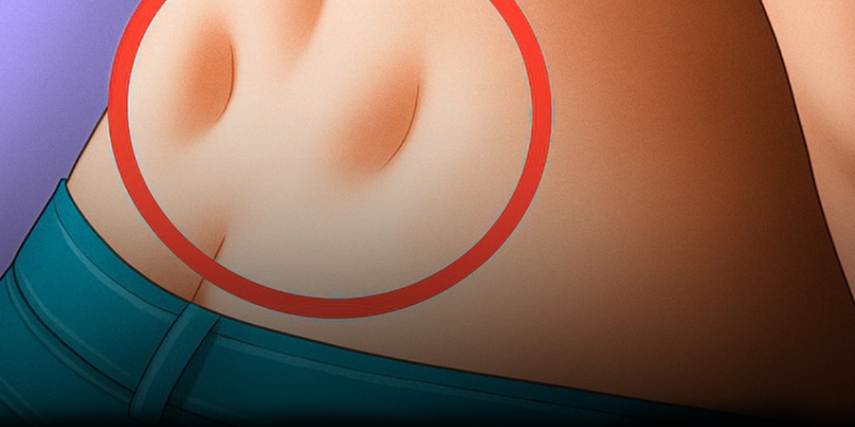 If you have these two 'dimples' on your lower back, here's what it means.. If you have these two 'dimples' on your lower back, here's what it means..