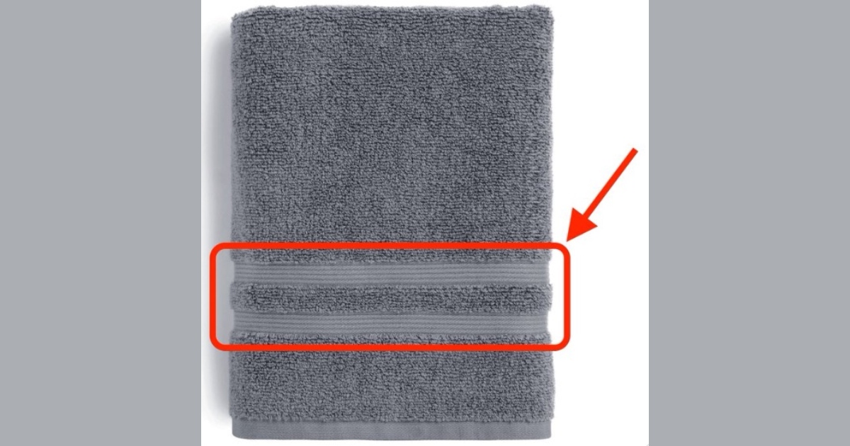 You know those mysterious stripes on towels? Well, here's the real reason they are there!